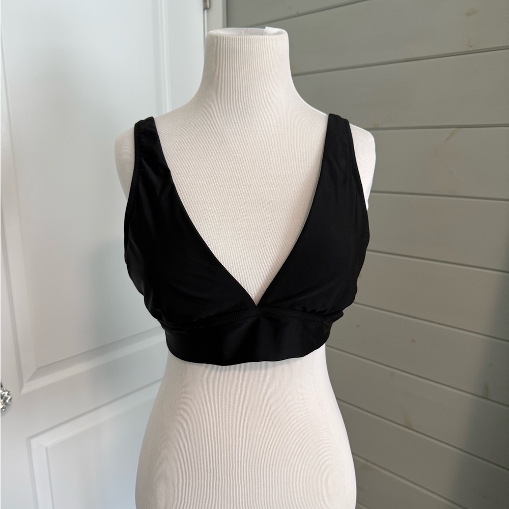 Aerie Black Triangle Bikini top